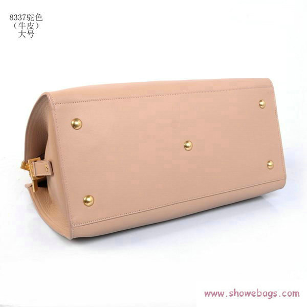 YSL cabas chyc medium bag calfskin leather 8837 pink - Click Image to Close